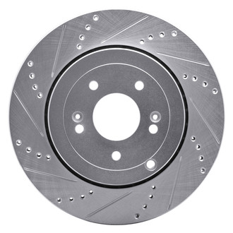 DFC® - Premium Drilled and Slotted Rear Driver Side Brake Rotor