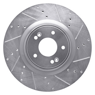 DFC® - Premium Drilled and Slotted Front Passenger Side Brake Rotor