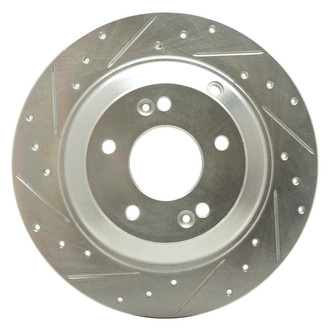 DFC® - Premium Drilled and Slotted Rear Driver Side Brake Rotor