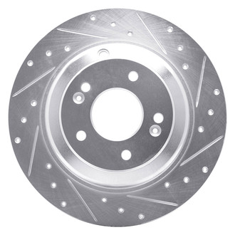 DFC® - Premium Drilled and Slotted Rear Passenger Side Brake Rotor