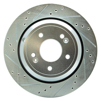 DFC® - Premium Drilled and Slotted Rear Driver Side Brake Rotor