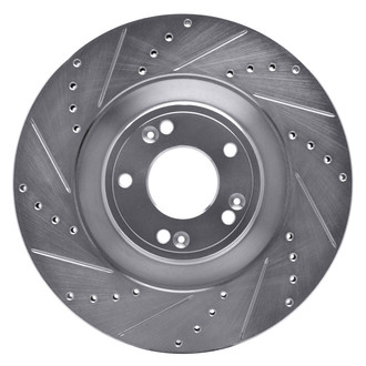 DFC® - Premium Drilled and Slotted Front Driver Side Brake Rotor