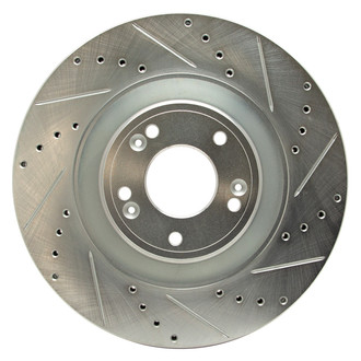 DFC® - Premium Drilled and Slotted Front Passenger Side Brake Rotor