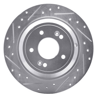 DFC® - Premium Drilled and Slotted Rear Driver Side Brake Rotor