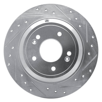 DFC® - Premium Drilled and Slotted Rear Passenger Side Brake Rotor