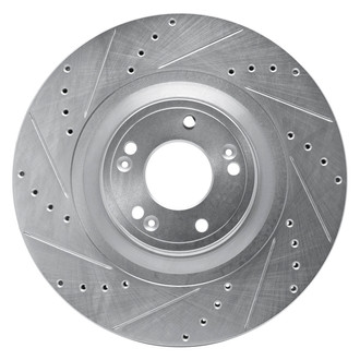 DFC® - Premium Drilled and Slotted Front Driver Side Brake Rotor