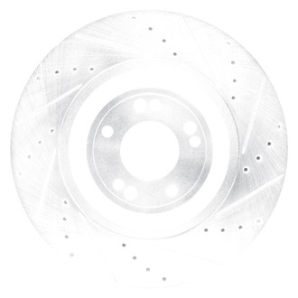 DFC® - Premium Drilled and Slotted Front Passenger Side Brake Rotor