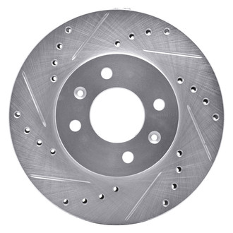 DFC® - Premium Drilled and Slotted Front Driver Side Brake Rotor