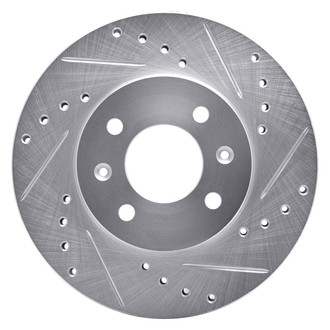DFC® - Premium Drilled and Slotted Front Passenger Side Brake Rotor