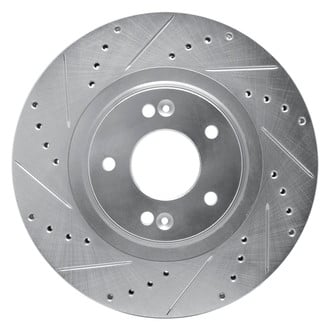 DFC® - Premium Drilled and Slotted Front Driver Side Brake Rotor