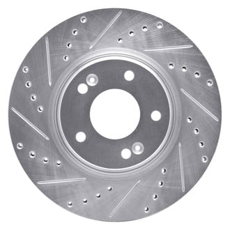 DFC® - Premium Drilled and Slotted Front Driver Side Brake Rotor