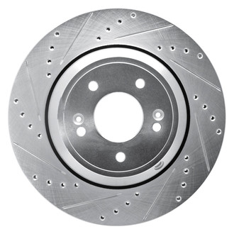DFC® - Premium Drilled and Slotted Rear Driver Side Brake Rotor