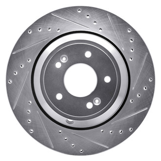 DFC® - Premium Drilled and Slotted Rear Passenger Side Brake Rotor