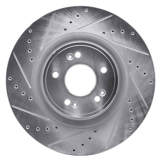 DFC® - Premium Drilled and Slotted Front Driver Side Brake Rotor