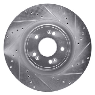 DFC® - Premium Drilled and Slotted Front Passenger Side Brake Rotor