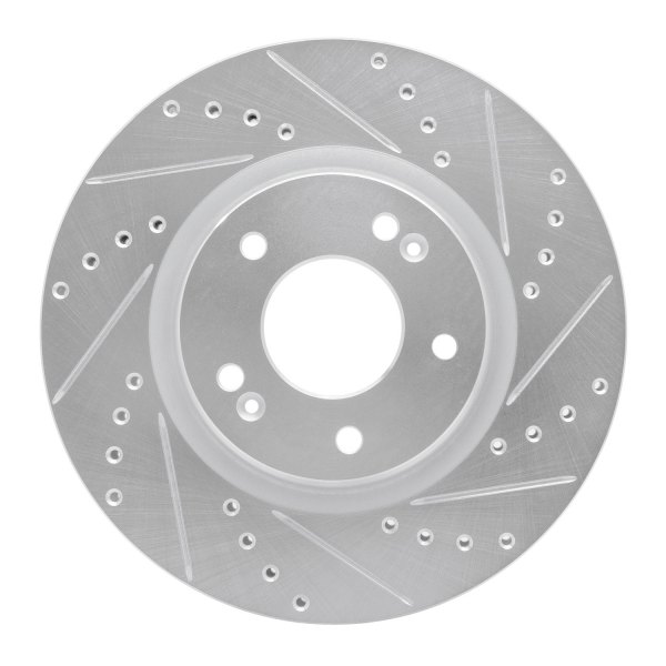 DFC® - Premium Drilled and Slotted Front Brake Rotor