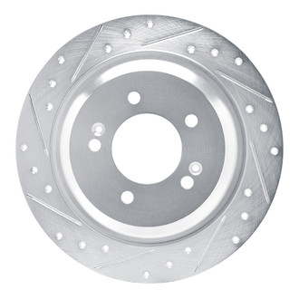 DFC® - Premium Drilled and Slotted Rear Driver Side Brake Rotor