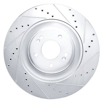 DFC® - Premium Drilled and Slotted Front Passenger Side Brake Rotor