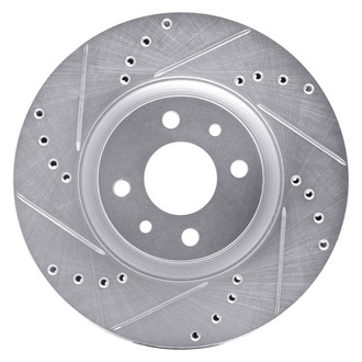 DFC® - Premium Drilled and Slotted Front Driver Side Brake Rotor
