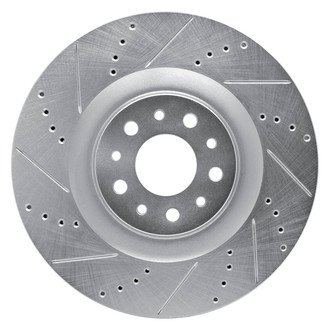 DFC® - Premium Drilled and Slotted Front Driver Side Brake Rotor