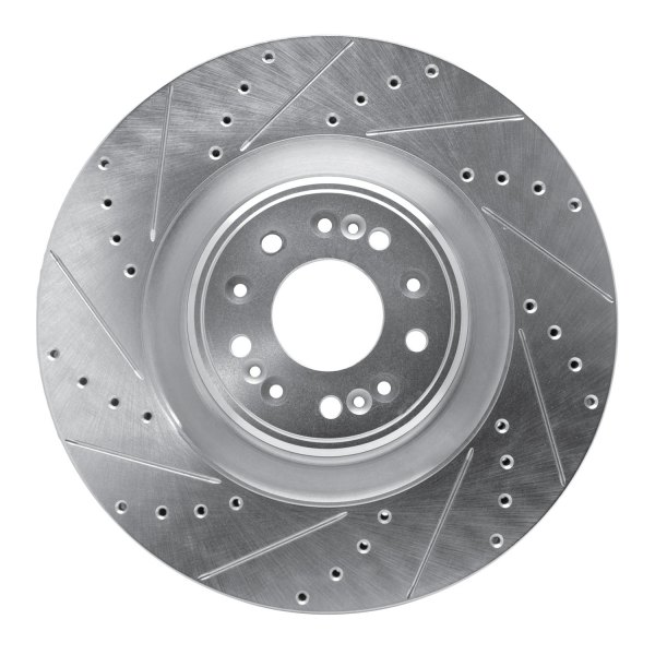 DFC® - Premium Drilled and Slotted Front Brake Rotor