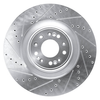 DFC® - Premium Drilled and Slotted Front Driver Side Brake Rotor