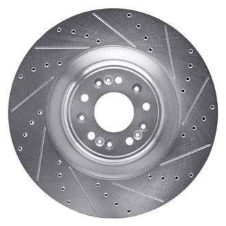 DFC® - Premium Drilled and Slotted Front Passenger Side Brake Rotor