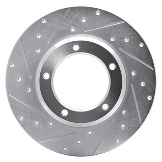 DFC® - Premium Drilled and Slotted Front Driver Side Brake Rotor