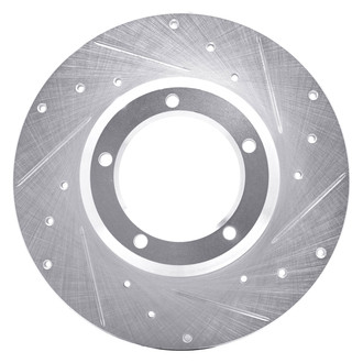 DFC® - Premium Drilled and Slotted Front Passenger Side Brake Rotor