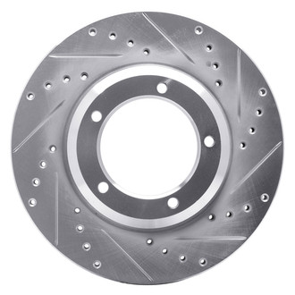 DFC® - Premium Drilled and Slotted Front Passenger Side Brake Rotor