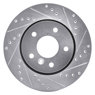 DFC® - Premium Drilled and Slotted Front Passenger Side Brake Rotor