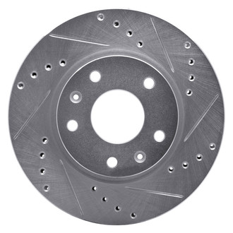 DFC® - Premium Drilled and Slotted Front Passenger Side Brake Rotor