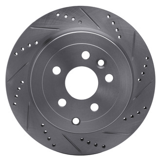 DFC® - Premium Drilled and Slotted Rear Passenger Side Brake Rotor