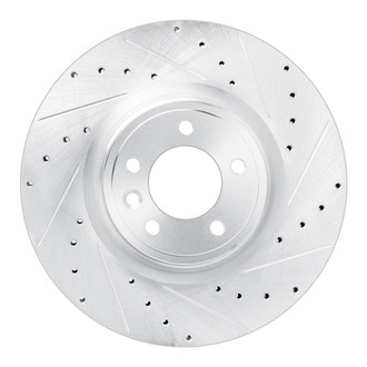 DFC® - Premium Drilled and Slotted Front Passenger Side Brake Rotor