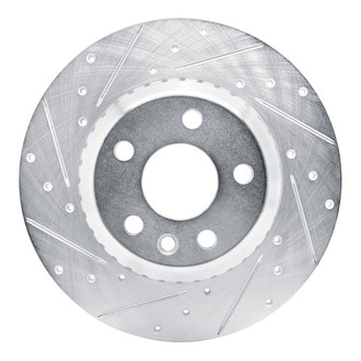 DFC® - Premium Drilled and Slotted Rear Driver Side Brake Rotor