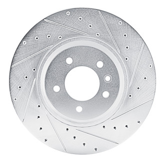 DFC® - Premium Drilled and Slotted Front Passenger Side Brake Rotor