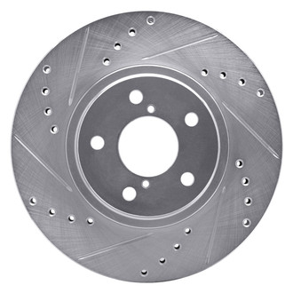 DFC® - Premium Drilled and Slotted Front Driver Side Brake Rotor