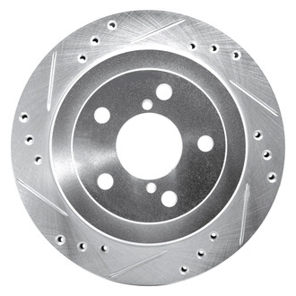 DFC® - Premium Drilled and Slotted Rear Driver Side Brake Rotor