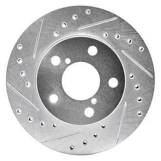 DFC® - Premium Drilled and Slotted Front Driver Side Brake Rotor