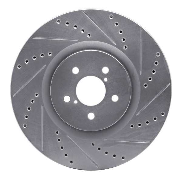 DFC® - Premium Drilled and Slotted Front Brake Rotor