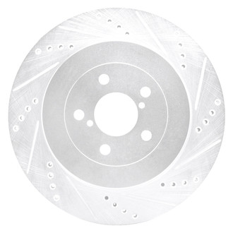DFC® - Premium Drilled and Slotted Rear Passenger Side Brake Rotor