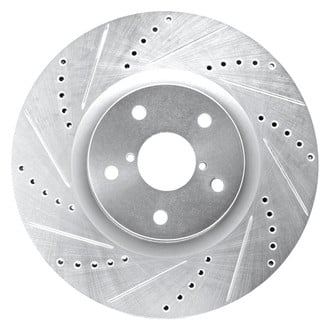 DFC® - Premium Drilled and Slotted Front Driver Side Brake Rotor
