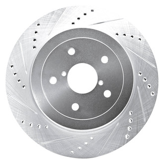 DFC® - Premium Drilled and Slotted Rear Driver Side Brake Rotor