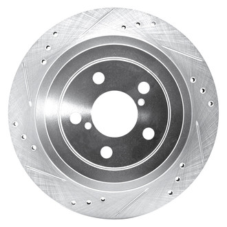 DFC® - Premium Drilled and Slotted Rear Driver Side Brake Rotor