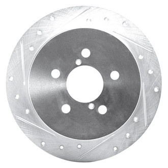 DFC® - Premium Drilled and Slotted Rear Driver Side Brake Rotor