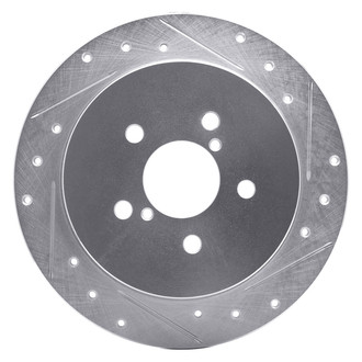 DFC® - Premium Drilled and Slotted Rear Passenger Side Brake Rotor