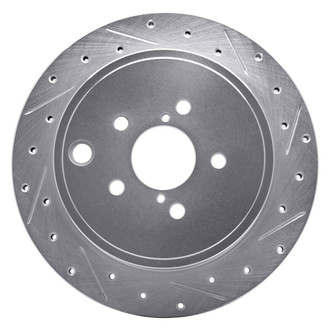 DFC® - Premium Drilled and Slotted Rear Passenger Side Brake Rotor