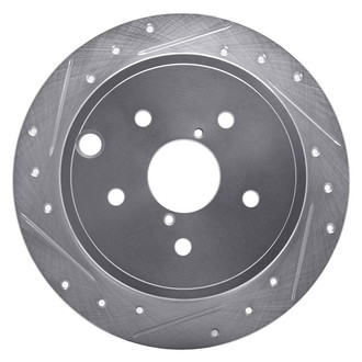 DFC® - Premium Drilled and Slotted Rear Driver Side Brake Rotor