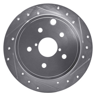DFC® - Premium Drilled and Slotted Rear Passenger Side Brake Rotor