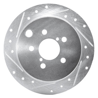 DFC® - Premium Drilled and Slotted Rear Driver Side Brake Rotor